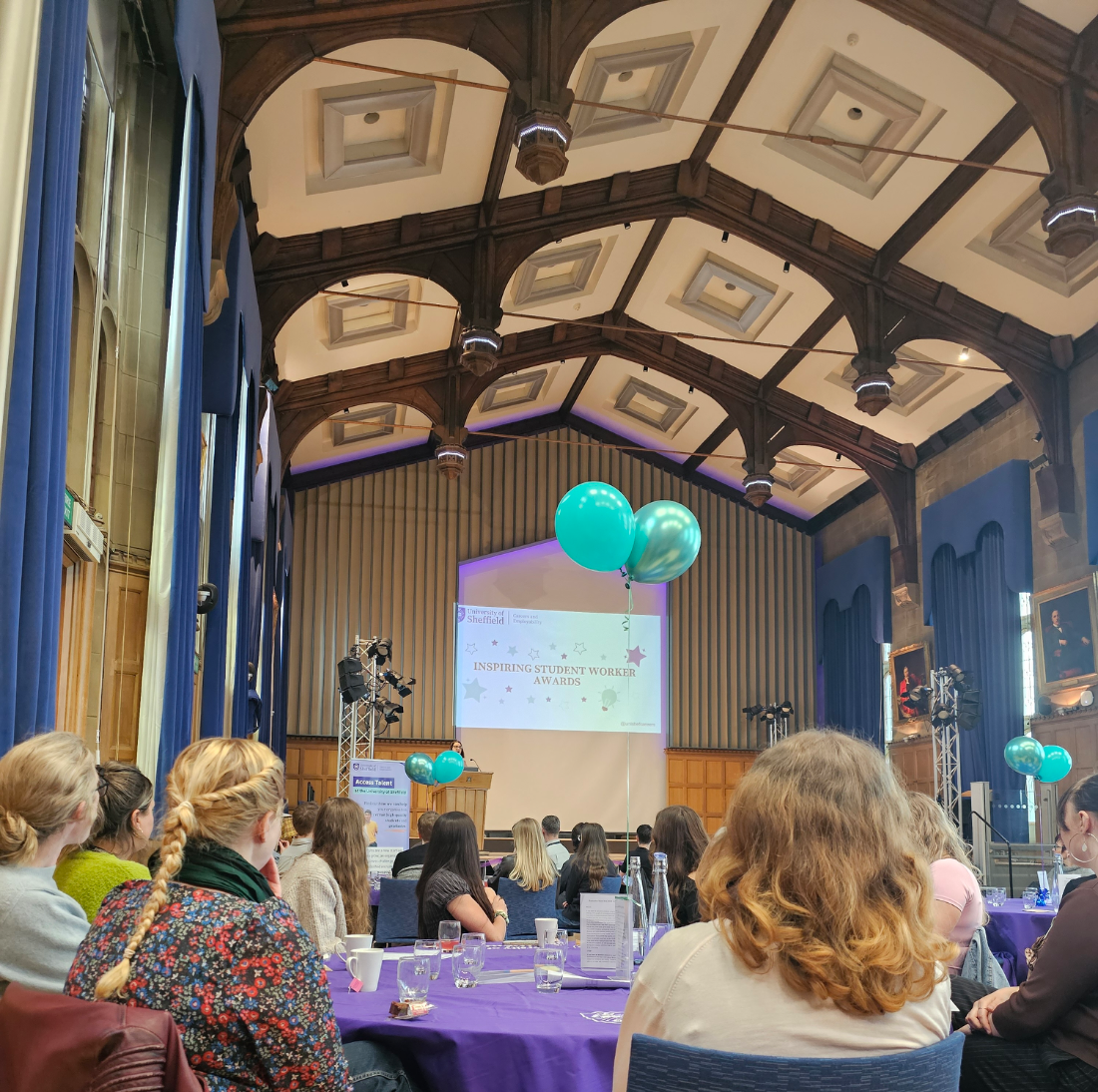 Awards ceremony at the University of Sheffield